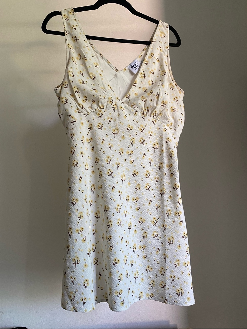 Princess Polly Floral Cream Sundress with Yellow Flowers